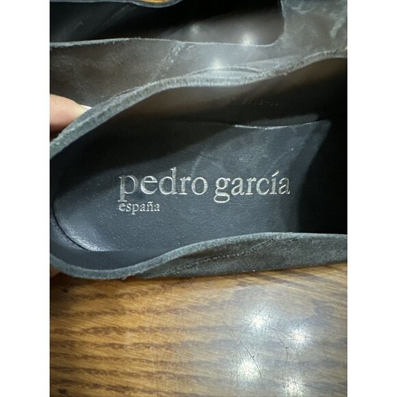 Pedro Garcia Black Loafers with Leather Sole Size 44/11 - Picture 3 of 8